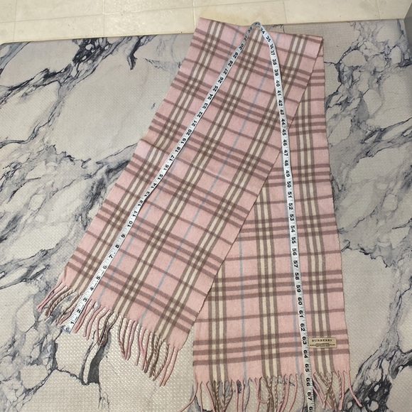 Burberry Accessories - Burberry Pink Nova Check 100% Lambswool SCARF! NEW Condition!⚡️FAST SHIP! 🎁🎄
